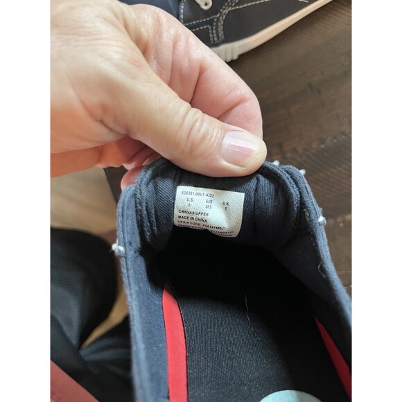 Levi's Kids Anikin C CVS  Durable Canvas NAVY BLUE Lowtop Unisex Sneaker Shoe 7M - Picture 10 of 13